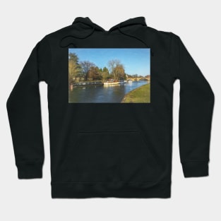 The River Thames At Abingdon Hoodie